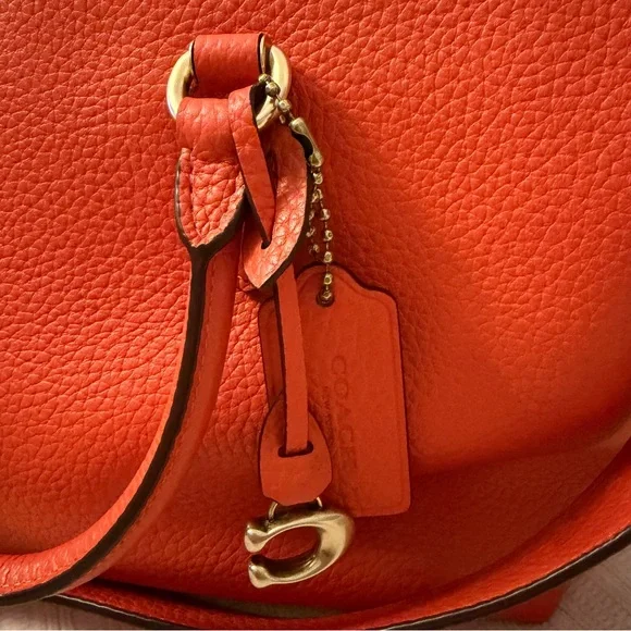 Coach Vibrant Orange Satchel - Picture 5 of 11